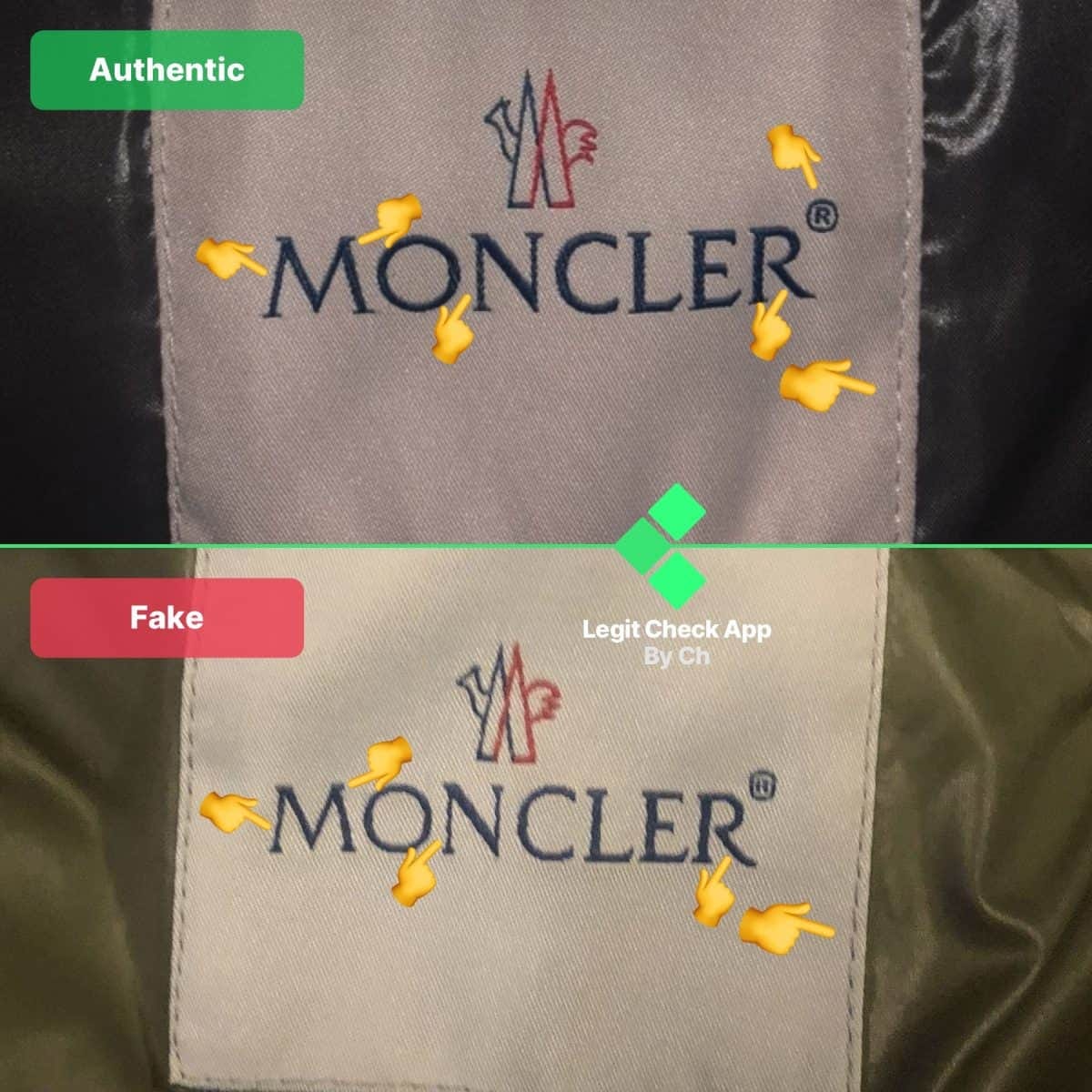How To Spot Fake Moncler Maya Jackets — Real Vs Fake Moncler Maya | by  Legit Check By Ch | Medium