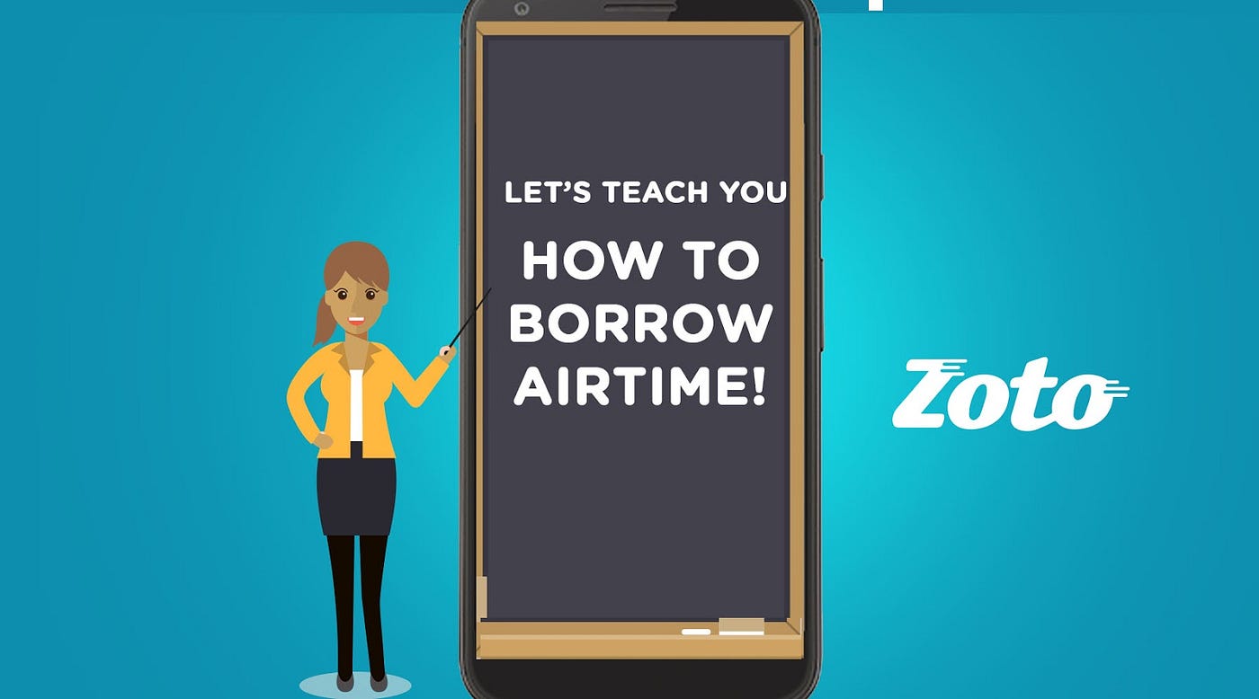 airtime mtn borrow borrowing airtel glo etisalat network each unique code zoto