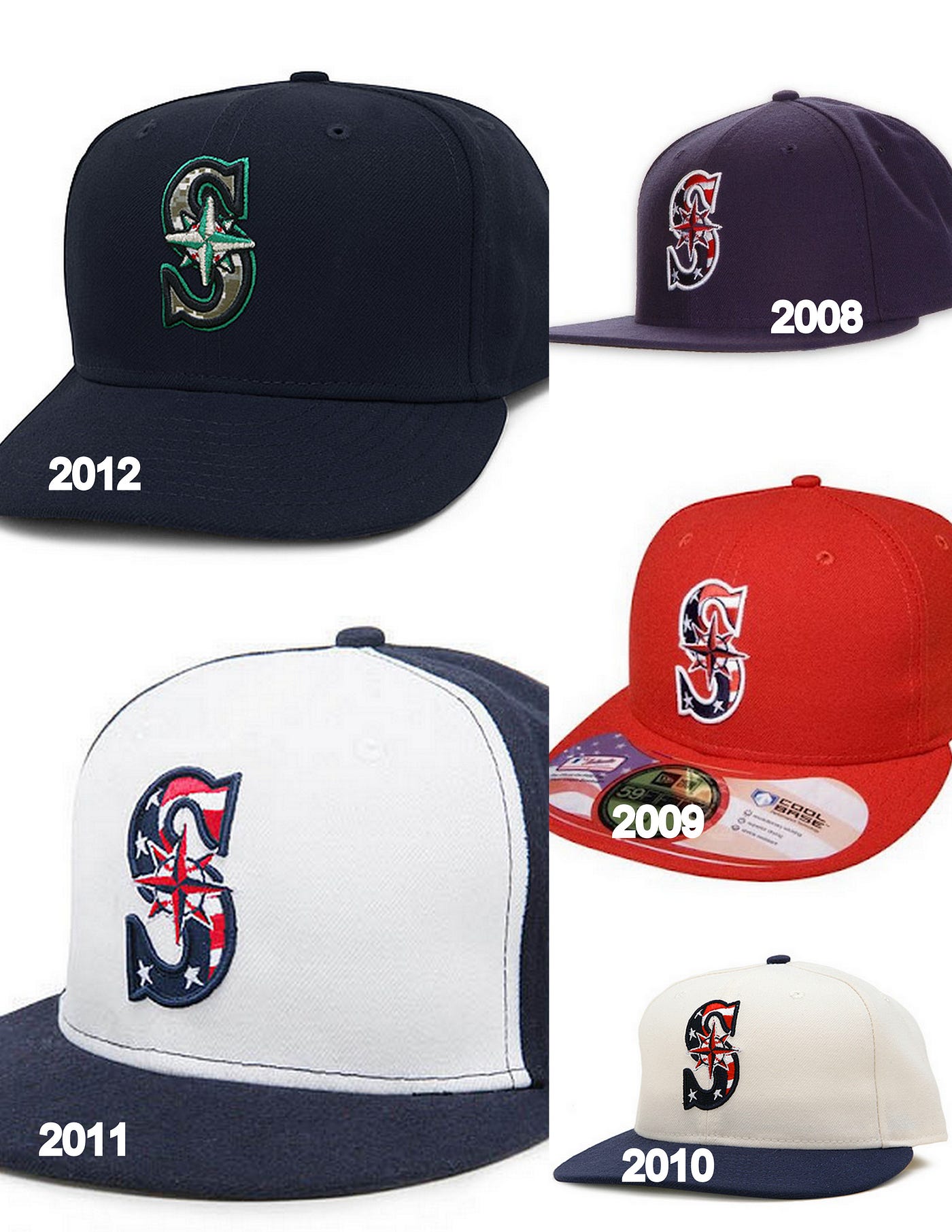 seattle mariners camo hat