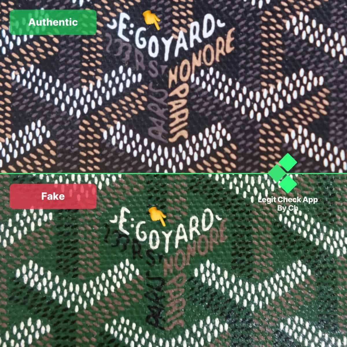 how to authenticate goyard