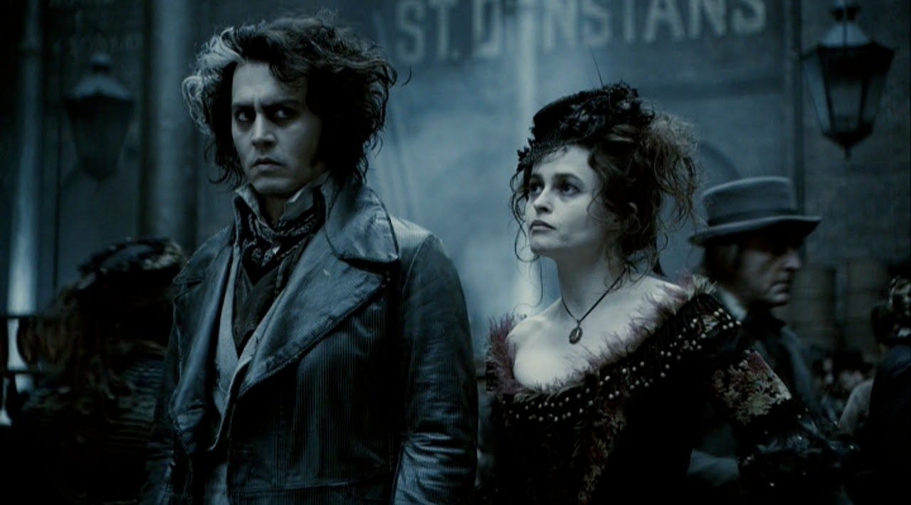 A Probably Doomed Argument that Sweeney Todd: The Demon Barber of Fleet  Street (2007) is a… | by richardvonbusack@facebook.com | Medium