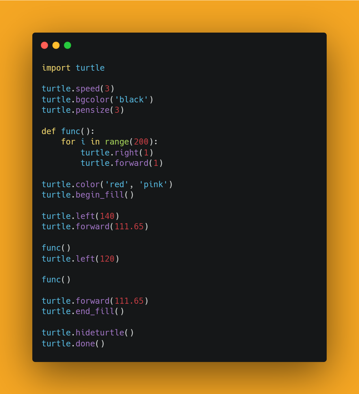 Draw Heart with Python using Turtle  by Ayushi Rawat  Analytics