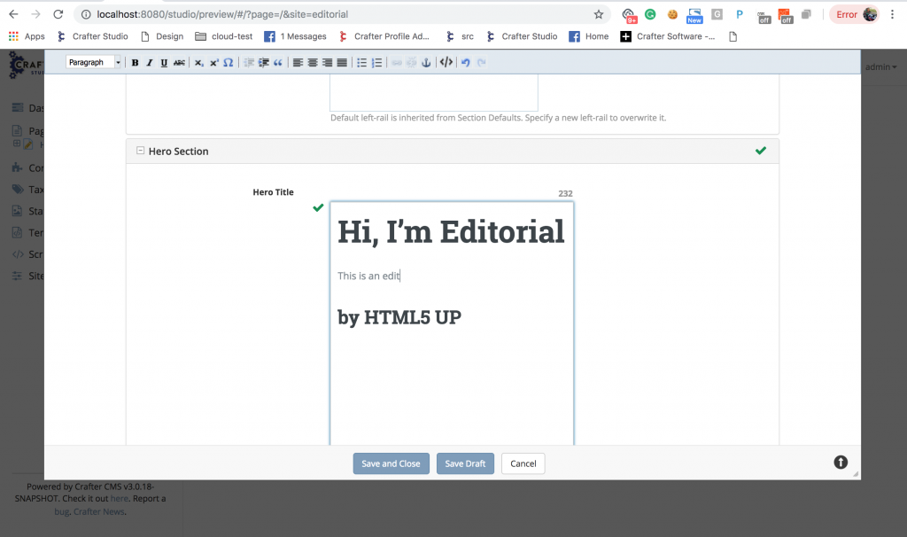 Headless CMS Enable InContext Preview and Editing in an External