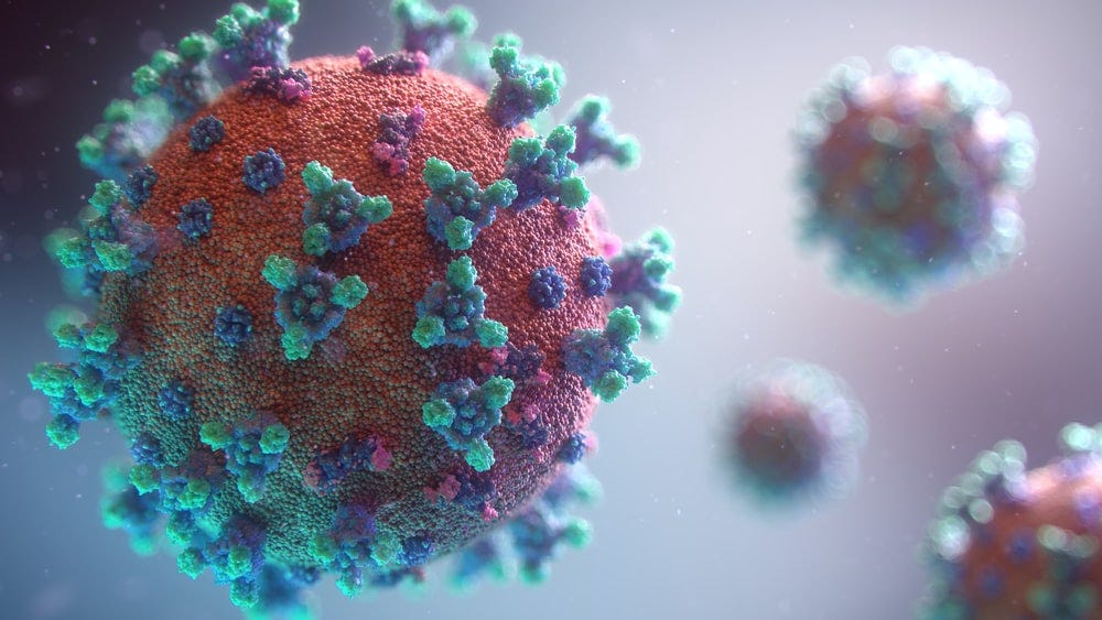 An image of coronvirus infection.