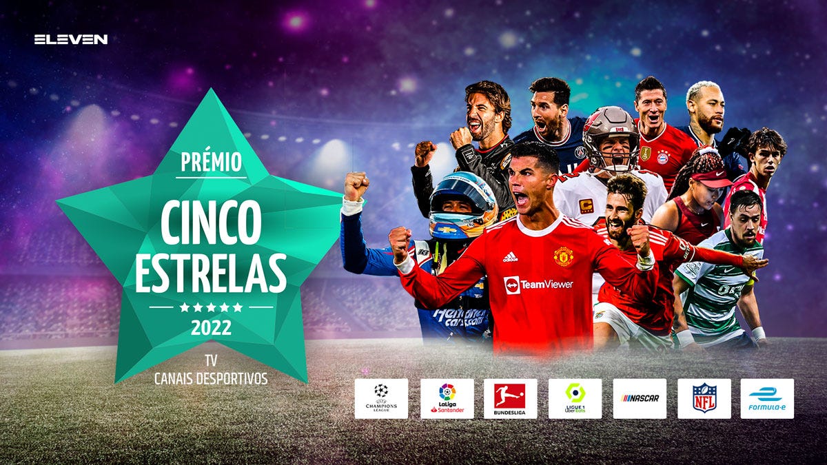 ELEVEN vence Prémio Cinco Estrelas 2022 na categoria de canais desportivos