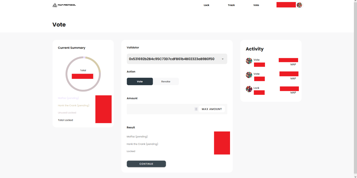 Selecting stack amount