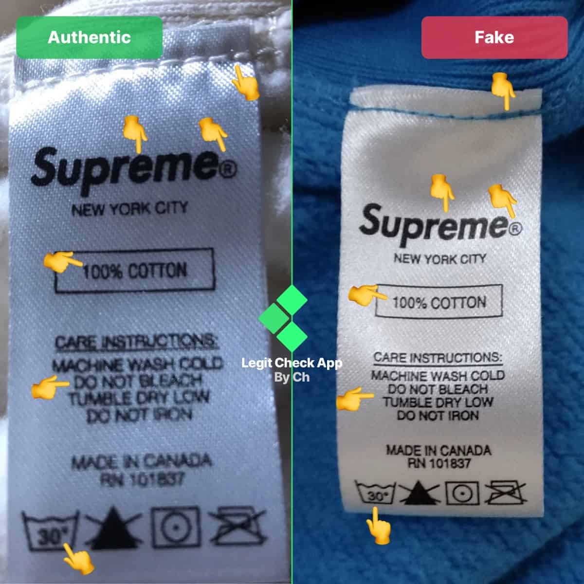 supreme label