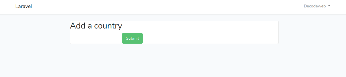 Simple CRUD application in laravel 5.8 Part-2 | by Decode Web | Medium