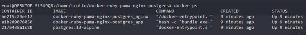 2021) Docker + Ruby 3 + Rails 6 + Puma + Nginx + Postgres | by João Scotto  | Medium