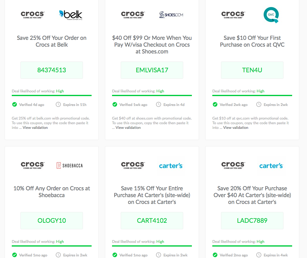 How to Find a Working Crocs Promo Code, One Extremely Comfortable Step at a  Time | by Dealspotr | Dealspotr | Medium