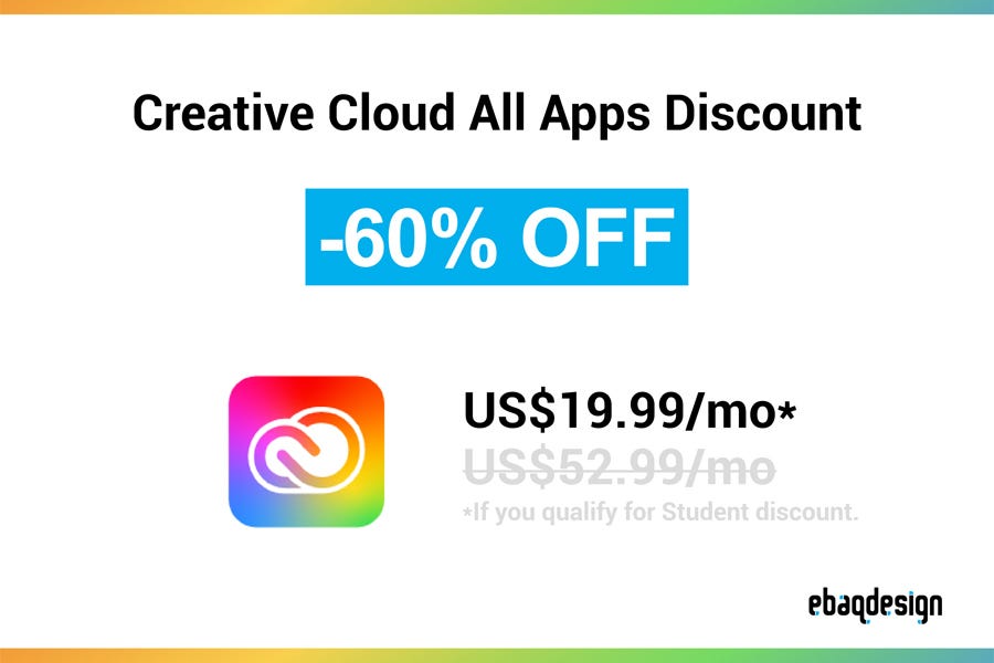 Creative cloud discount