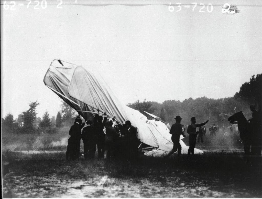 The First Fatal Airplane Crash In History | By Jed Graham | History Of ...