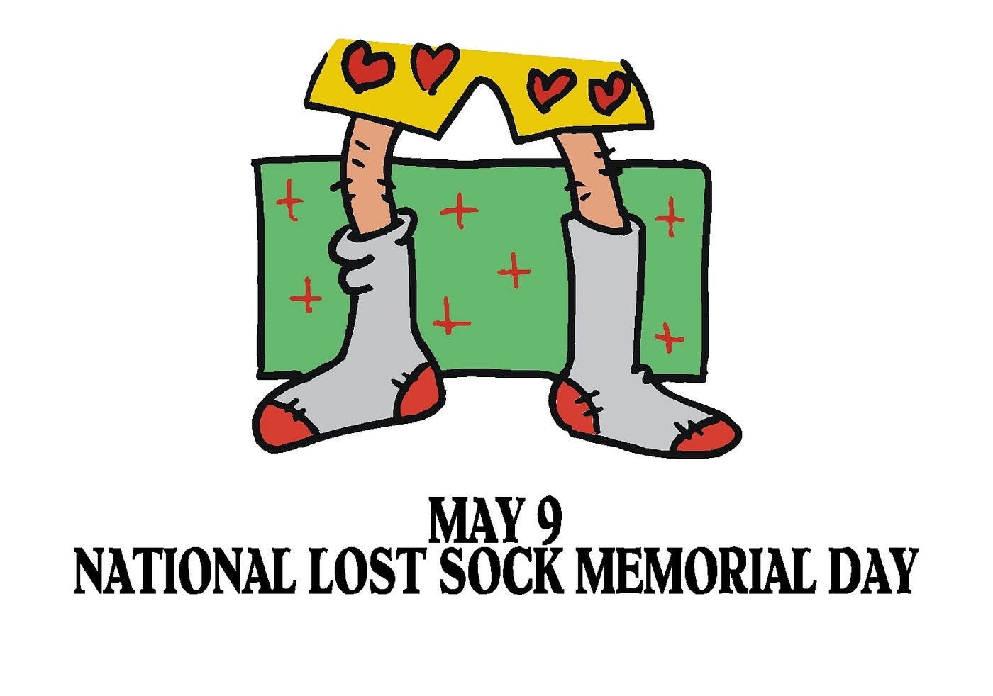 National Lost Sock Day - Jackie Lycke - Medium
