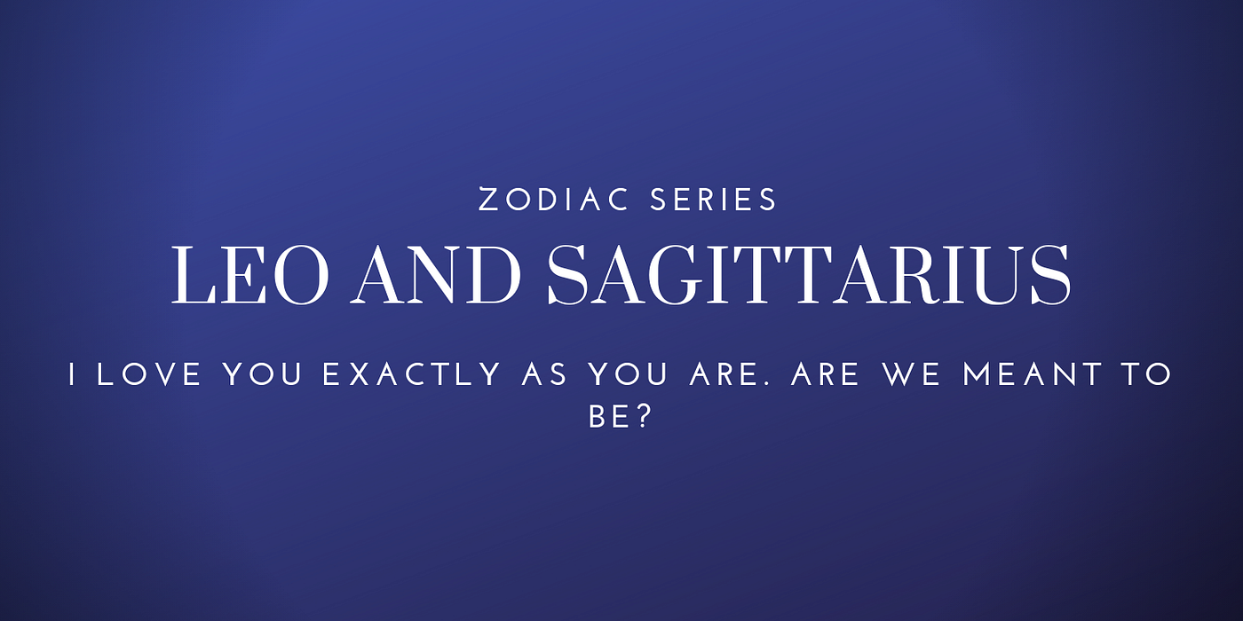 Leo with Sagittarius Relationship Compatibility by Jen Christina Medium