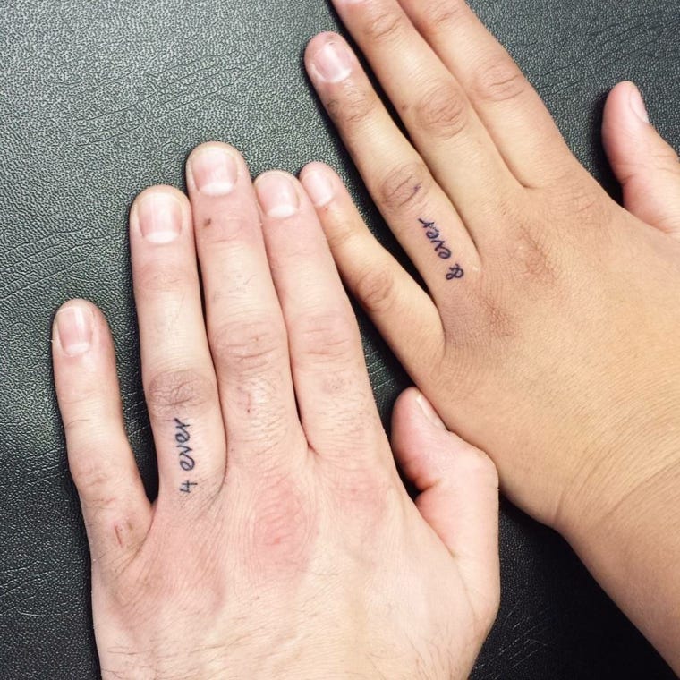Tatuagens Para Casais 50 Ideias Para Compartilhar Com Sua Amada By Tatuagens Hd Medium
