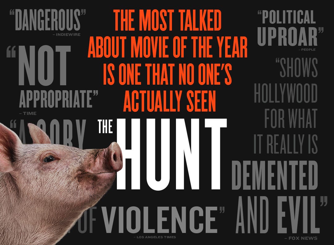 Movie Review The Hunt 2020 It Takes A Special Movie To Piss Off By Patrick J Mullen As Vast As Space And As Timeless As Infinity Medium