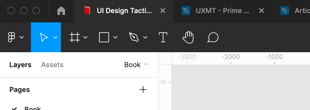 figma tabs with icons