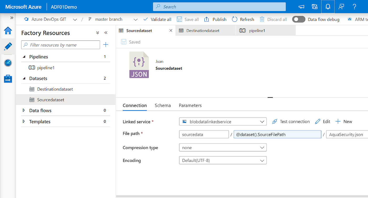 ADF PARAMETERS DEPLOYMENT FOR MULTI-ENVIRONMENT — AZURE DEVOPS | by ...