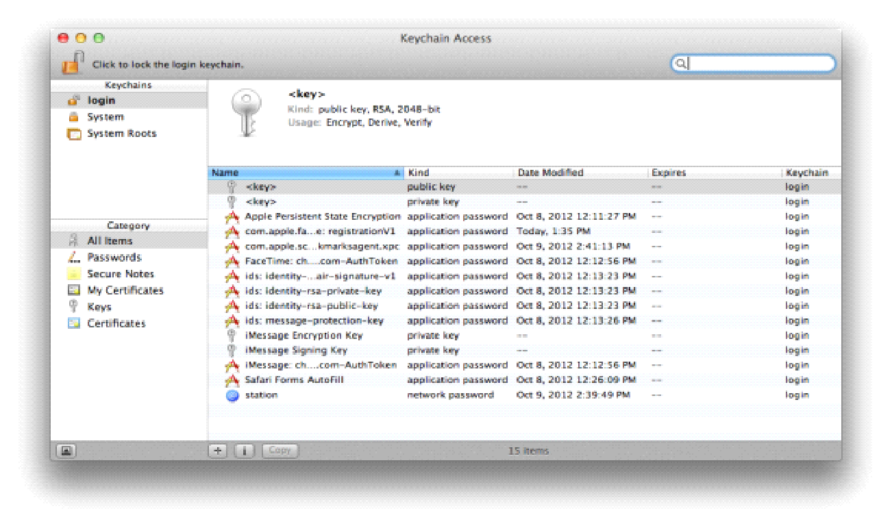 Keychain Access Mac OSx usage, troubleshooting, resetting, sharing | by  Andrew Perfiliev | Medium