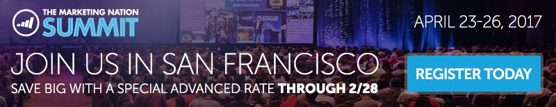 Marketing Nation Summit Promotion