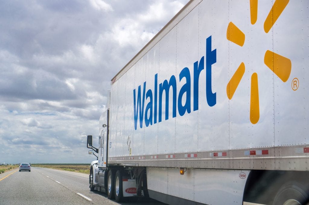 walmart shipping truck