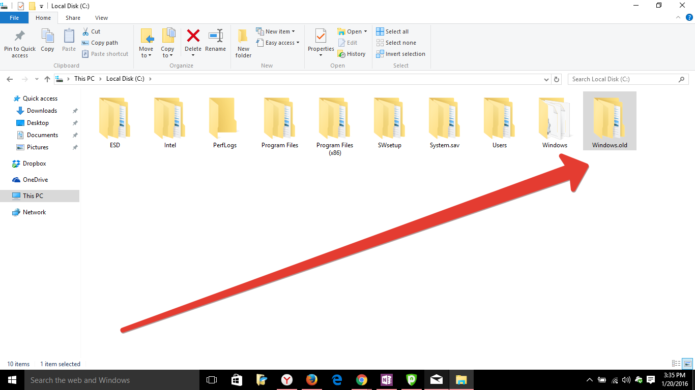 How do I remove the Windows.old folder in Windows 10 ? | by Techyuga |  Medium