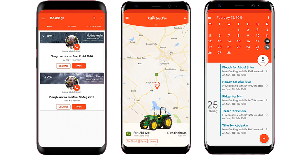 Hello Tractor’s award-winning mobile app