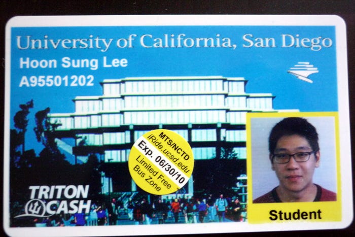 Campus Id Card Ucsd