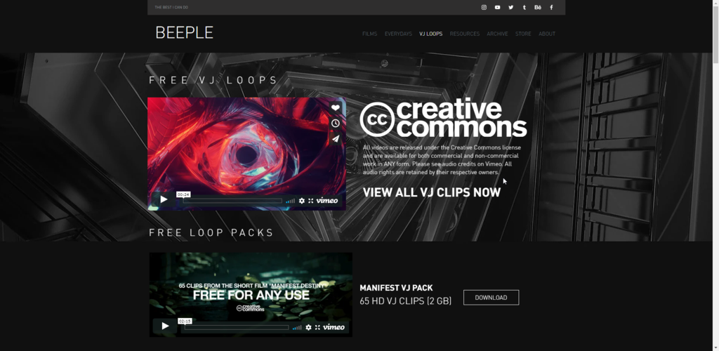 5 Best Websites With Free Vj Loops And Assets By Vj Galaxy Medium