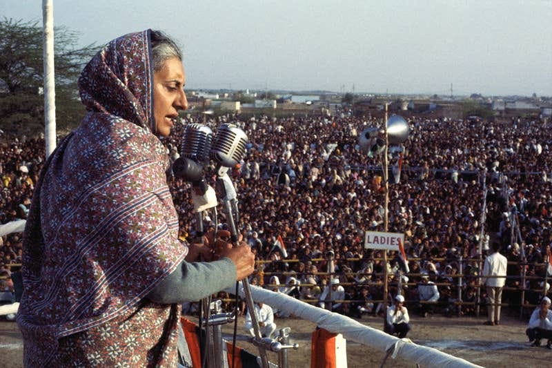 Indira Gandhi, the first and only female prime minister of India to date