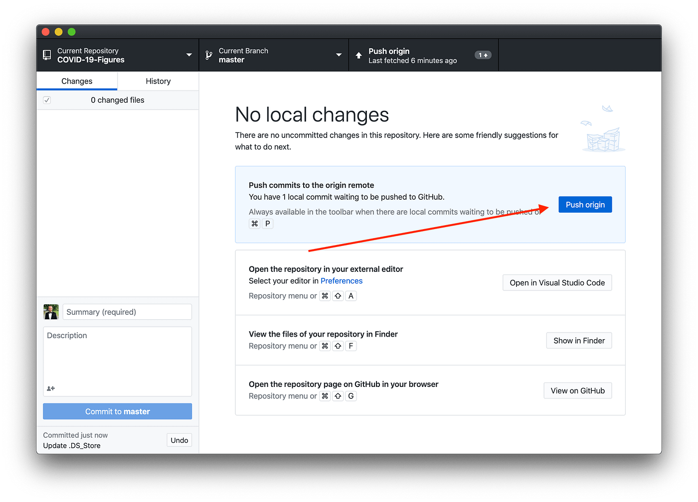 How to upload your R code on GitHub: example with an R script on MacOS