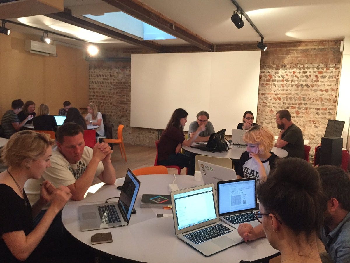 Fantastic coding tonight! Great to see you all. Thanks for coming and thanks @68MiddleSt & @clearleft for having us.