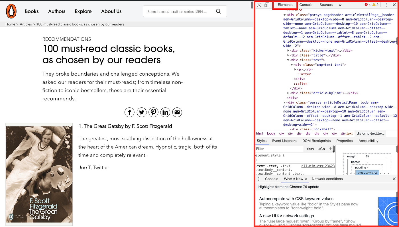 Towards Data Science Web Scraping