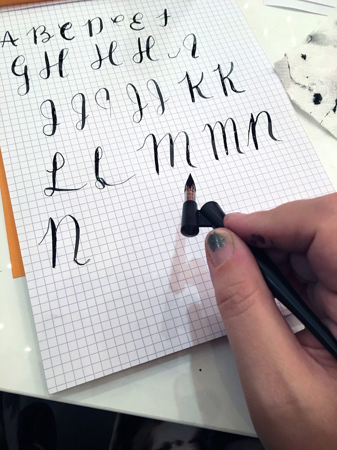 30 Days of Art Class, Day 19 — Calligraphy at Brit+Co | by Jeska ...