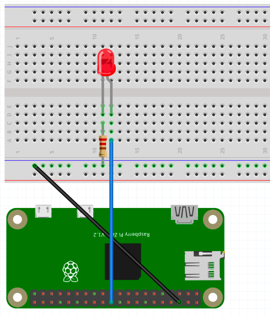 Controlling an External LED using a Raspberry Pi and GPIO pins | by Shahbaz  Ahmed | We've moved to freeCodeCamp.org/news | Medium