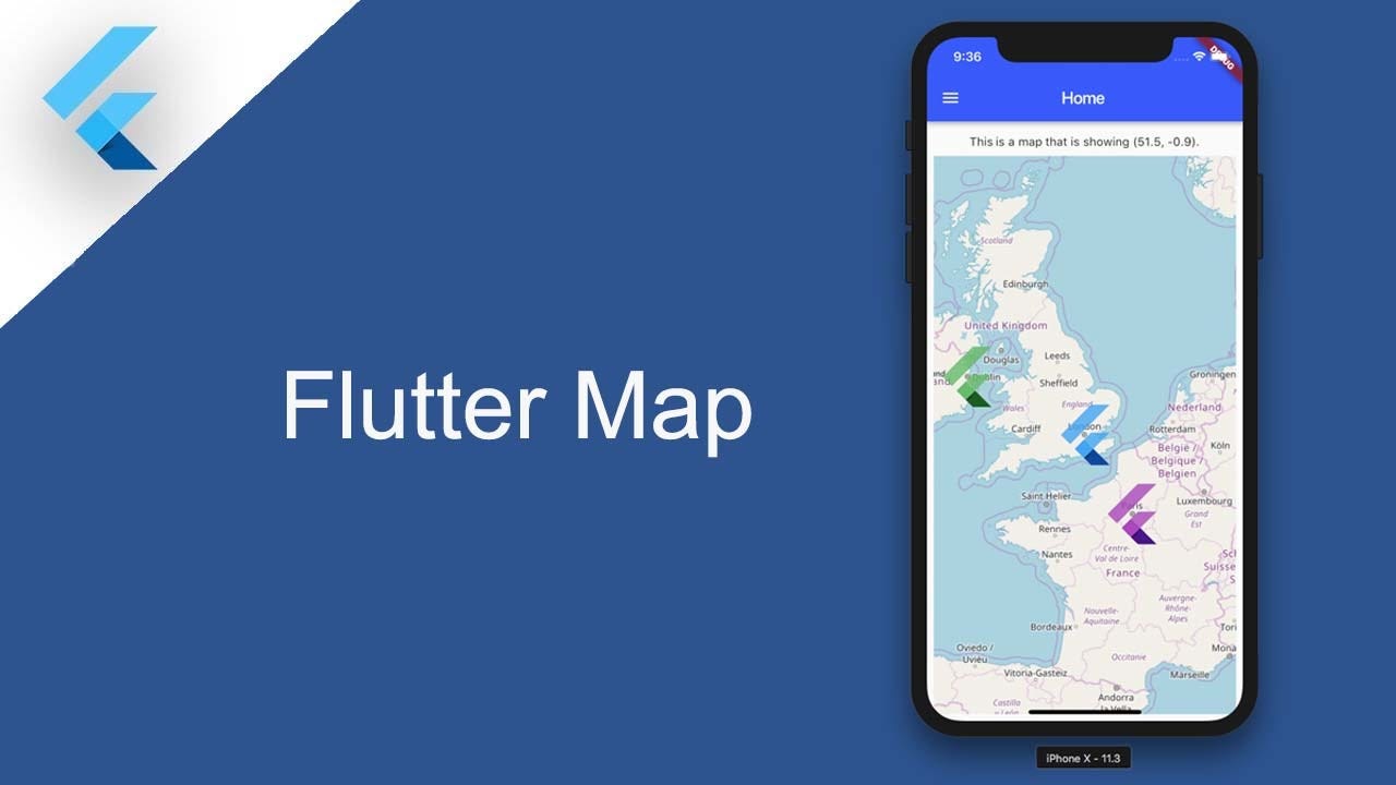 Flutter map