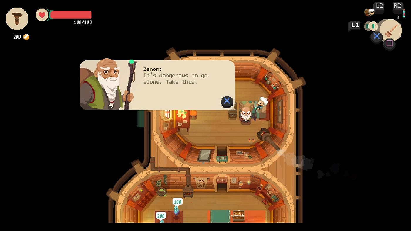 UX in video games, part 1: Moonlighter | by Alex Ganley | UX Collective
