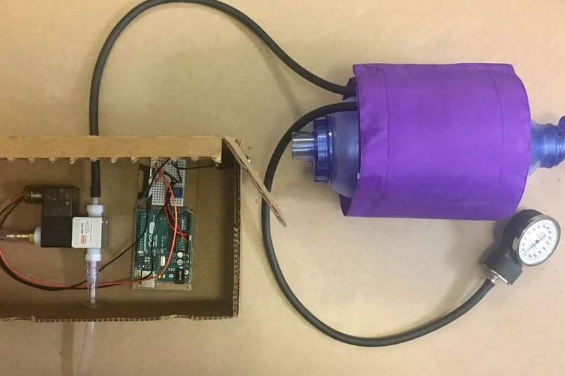 Hacking an Automatic Blood Pressure Cuff DIY Ventilator by Millen