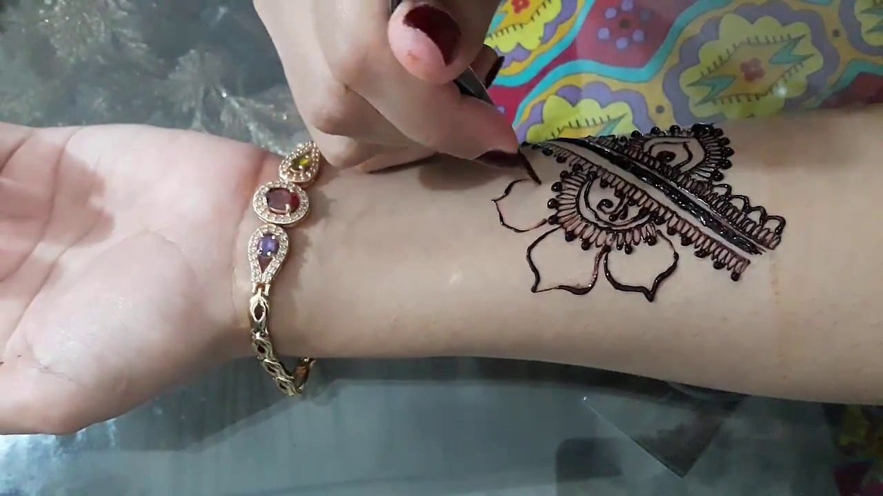 Latest Mehndi Tattoo Design 02 Mehndi Design Of Rose Flower Mehndi Designs By Mehndi Shendi By Mehndi Shendi Medium