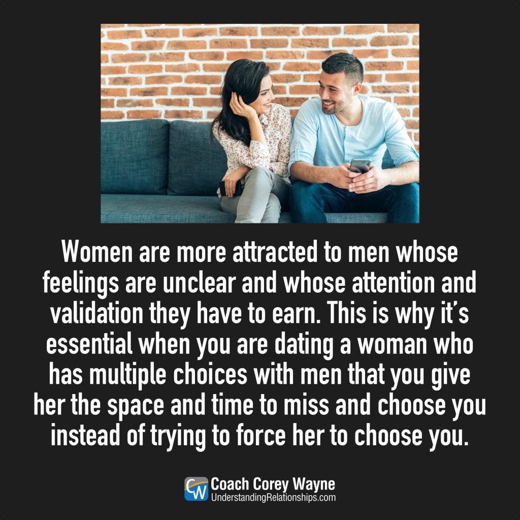 She Can't Decide Between Me & Another Guy | by Coach Corey Wayne | Medium