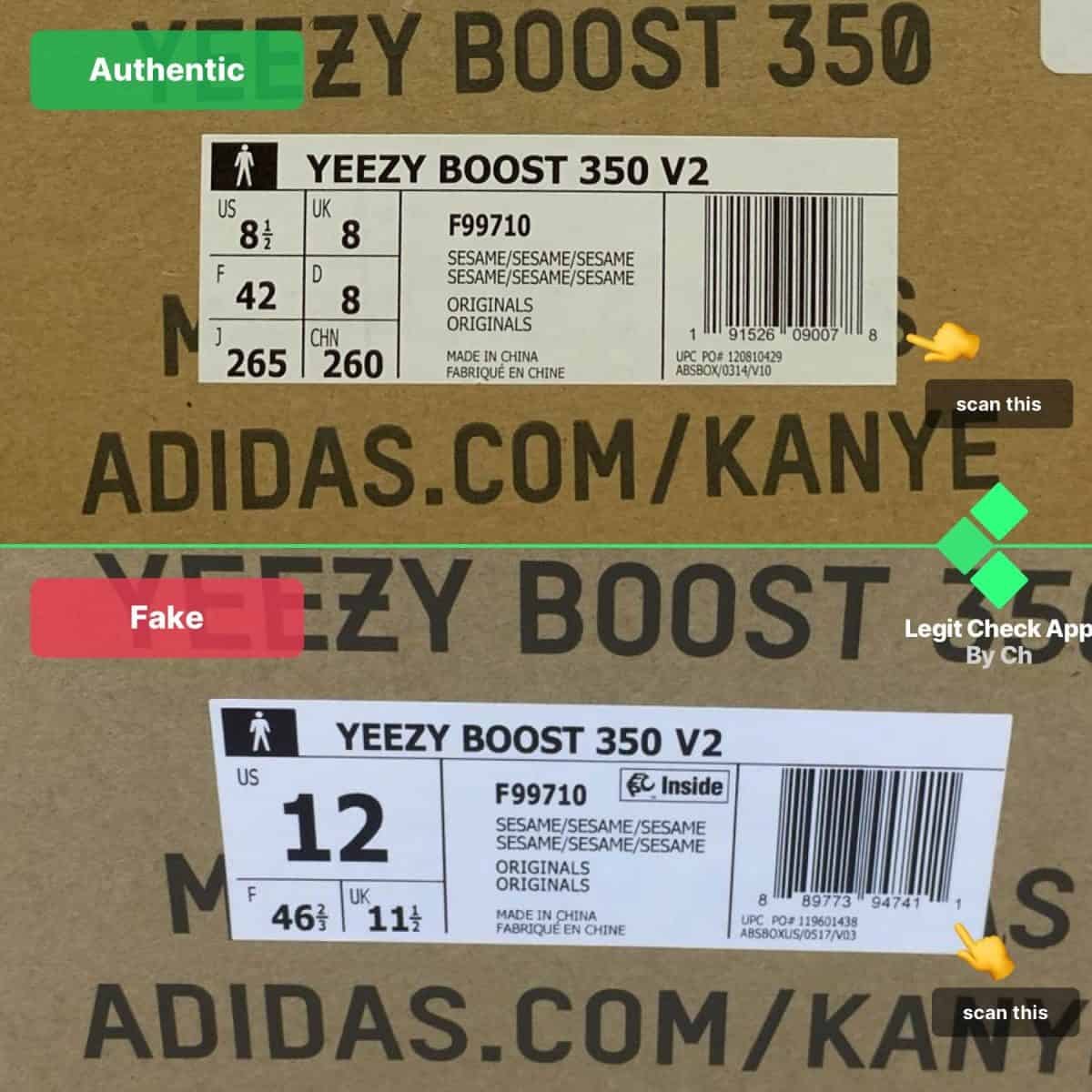 How To Spot Fake Vs Real Yeezy Sesame (350 V2 Sesame Legit Check) | by  Legit Check By Ch | Medium