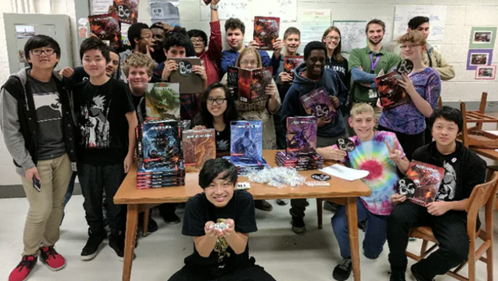 A school D&D club