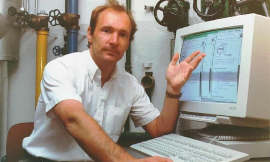 Tim Berners-Lee and his www source code