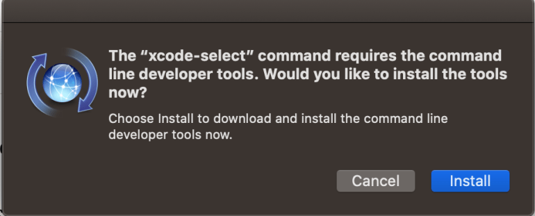 Install xcode command line tools catalina mac