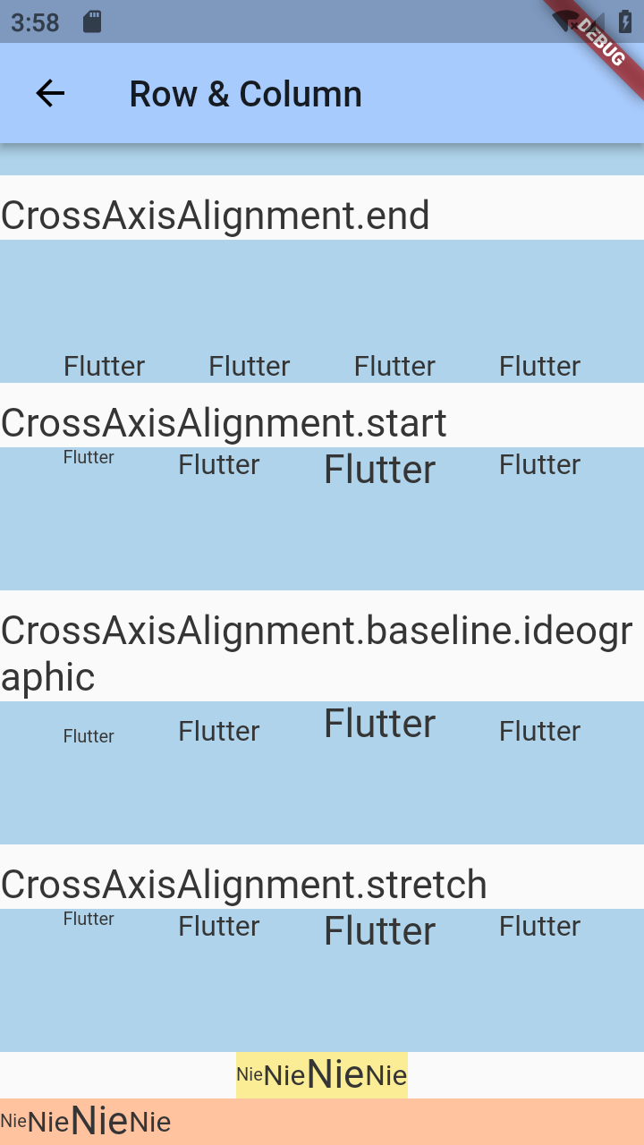 Flutter Widgets 04 | Row & Column | by NieBin | flutteropen | Medium