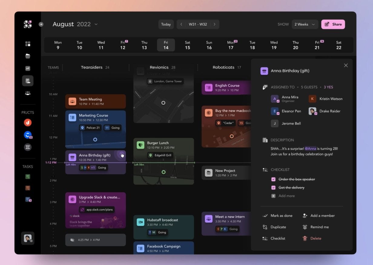Awesome Team Management & Other Product Design Cases by Fireart | by  Fireart Studio | Sep, 2022 | Muzli - Design Inspiration