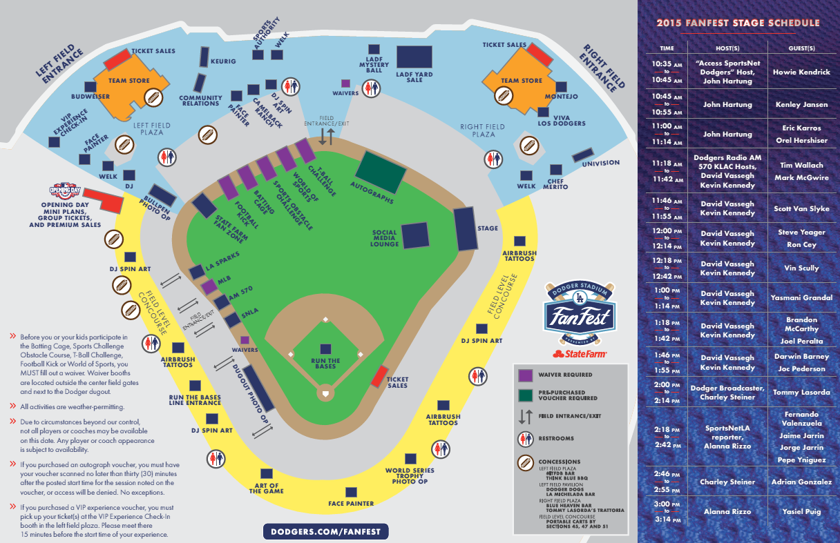 Your Guide To Saturdays Fanfest By Jon Weisman Dodger Insider