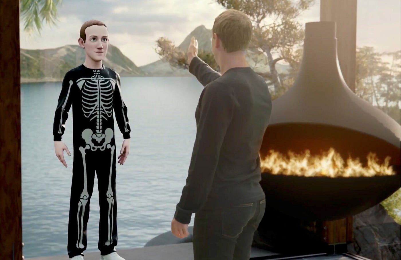 mark zuckerberg avatar in the metaverse