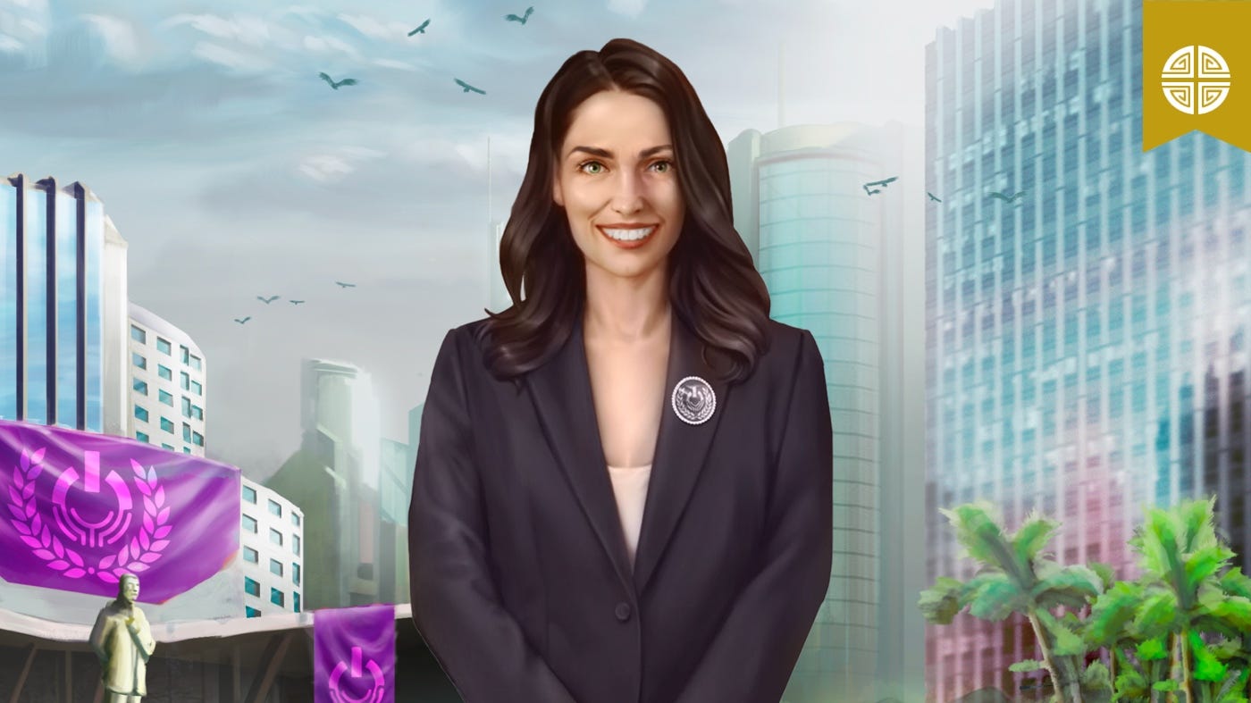 Close-up shot of Jane Brown, Traditional Faction advisor