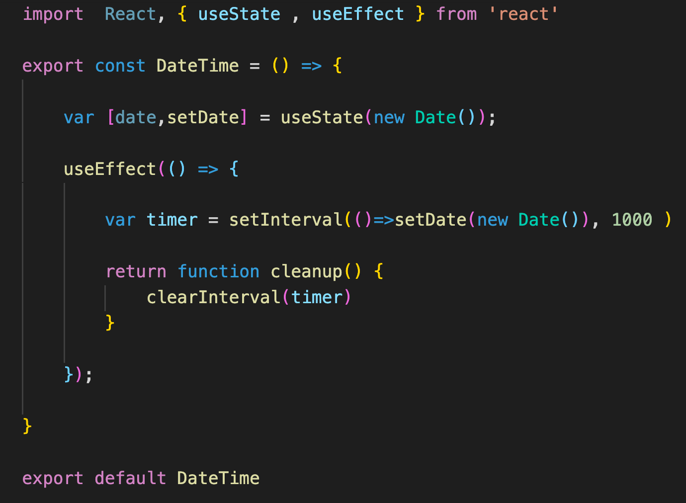 Create a React App Displaying the Current Date and Time Using Hooks | by  Yousef Ahmed | Create a Clocking in System in React | Medium